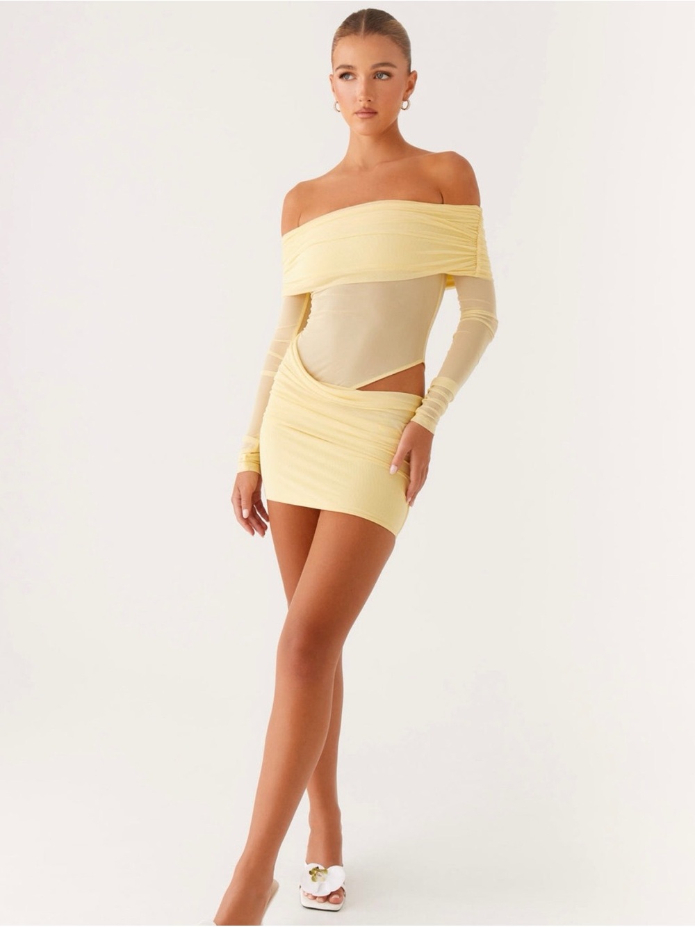 Peppermayo Yellow Mini Dress